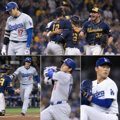 ドジャース痛恨の逆転負け ブルワーズ先勝 大谷翔平は四球から生還＆12打席ぶり安打も 第2戦は山本由伸先発   #MLB |  サッカーはイガンインと久保では比較にならないほど
