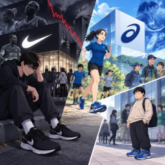 集落するNIKEと売り上げ1兆近いアシックス。なぜ差がついたのか。スポーツやらない奴が履いたら終わり