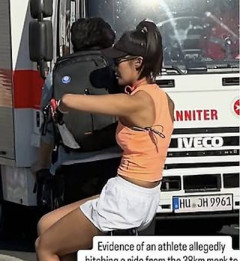 ベルリンマラソンで自己ベストを更新したという中国人女性、レース中に自転車に乗っていたことが発覚