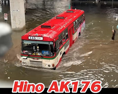 海外「日本人が造った物だけ異常すぎるｗ」 洪水被害のタイで日本製のバス達が普通に走り回ってしまう