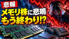 【悲報】投資家「メモリはもう終わりだぁあああ」→何が起きたんだよｗｗｗｗｗｗ