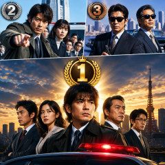 2位『踊る大捜査線』3位『あぶない刑事』300名が選ぶ「最も印象に残る刑事ドラマ」1位に「刑事ドラマの金字塔」
