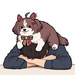 【ウマ娘】疲れたごすを癒す？忠犬プレスをするマイル犬