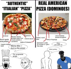 【悲報】アメリカ人、イタリアのPIZZAを馬鹿にしまくる