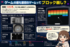 最初のゲームってブロック崩し？