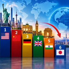 日本のＧＤＰ、来年はインドと英国に抜かれ「世界６位」の見込み…ＩＭＦ   |  まあGDPに固執しない方がいいよ