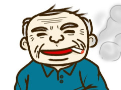 歩きタバコのおじさんたちの煙が風下の彼女に直撃。すると彼女が怒り出して…
