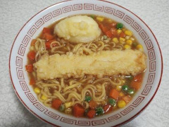 【画像】嫁が作ったラーメンがこちら