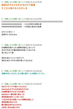 3代目現役設定師の設定6論争に対する意見まとめ！「6引いてそこから更に運ゲーとか…」「6打ててるって実感させろ」