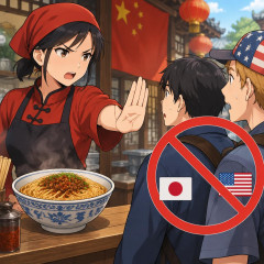 中国人「私たちの熱乾麺は日本人とアメリカ人には売らない」   |  こういうこと日本人がしたら猛抗議すんのにな