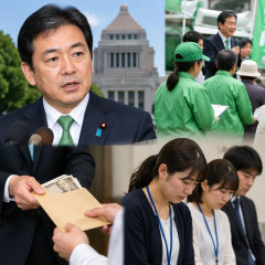 簗和生農相が2024年衆院選で選挙運動に携わった事務員に報酬を支払っていた 複数の事務員が関与を認める   #ついに運動員買収疑惑まで