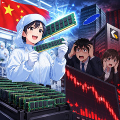 中国CXMT、「大容量で安価なDDR5メモリ」の量産に成功と報道、サムスンとキオクシアの株価が大暴落   |  世界三大信用してはいけない言葉