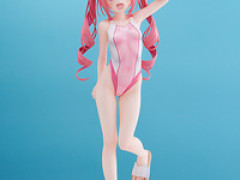 【かにビーム氏イラスト】AMAKUNI「スイムスーツシルエット ワトラ 競泳水着Ver. design by かにビーム」限定美少女フィギュア【明日予約締切】