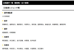 11/23（祝）開催のソフトバンクOB戦の出場選手一覧wwwwwwwwwwwwww
