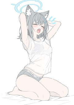 【画像】女の子「ふぁぁ・・・たくさん寝た・・・。」