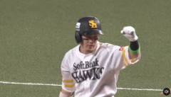 牧原大成のタイムリーで先制！！