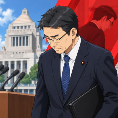 簗農相 辞任   #速報 |  じゃあ結局コイツの圧力で２つの自治体で減らされた道路予算はどうするんだ？