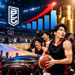 10年で5倍！ Bリーグ事業規模が初の1000億円を突破 A東京は92.4億円で単独トップ   #バスケ |  プロ野球　2200憶(推定)
