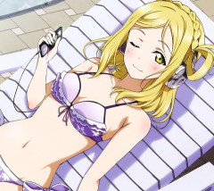 【画像】小原鞠莉ちゃんの谷間が叡智すぎる！！【ラブライブ！サンシャイン!!】