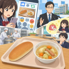 コッペパンにポトフ、「貧相すぎる」と拡散の学校給食、市が見解「問題ない」 給食費無償化の影響は？   |  なんでこんなに貧相になったの?
