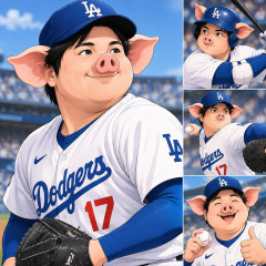 大谷翔平、ぶた🐷化   #画像 |  ハゲとかもスレに居そうだなW