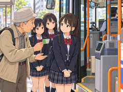 客「このバスってSuica使える？」JK「はい、不審者」← こうなった理由を神奈川県警に聞いた結果