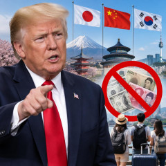 「日中韓旅行で消費しないで」トランプ米大統領…   |  トランプからすれば