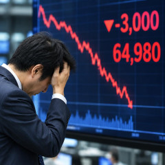 日経平均一時3000円安 6万5000円下回る   #株価 |  60000割る可能性ってどれくらいある？