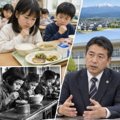 「戦時中の飯かな」疑問噴出の学校給食、砺波市に直撃すると意外な回答「足りないという声は寄せられていない」   #富山 |  砺波市職員の昼飯も明日からこれにしろ