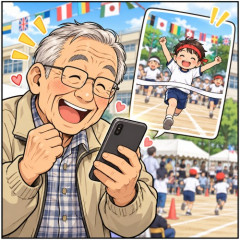 運動会で孫の写真投稿 → 炎上相次ぐ