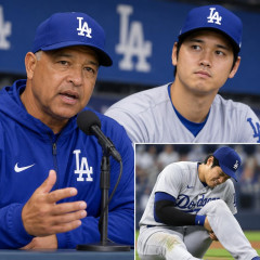ロバーツ監督、大谷翔平の故障状態を説明「すべてだ。上半身も膝も」 大谷は出場に意欲「彼自身は戦う準備はできていると」   #MLB |  ヒザって10回言って