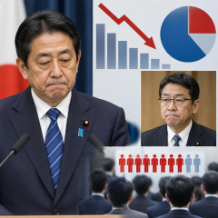 内閣支持率４２％に下落＝簗氏続投判断、８割問題視   #時事世論調査 |  空気読めない野党がこっから