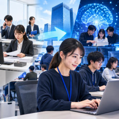 みずほが数千人をAI開発者に転換 事務や営業、日本企業の働き方転機   |  AI開発はマンパワーが1番いらないだろ