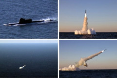 北朝鮮、日本海で潜水艦から発射する2種類の戦略巡航ミサイルを試射！