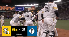 栗原陵矢のサヨナラ満塁ホームラン！！！！！日本シリーズ進出王手！！！！