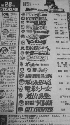 【画像】ジャンプ黄金期、遂に決定するｗｗｗｗ
