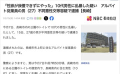 【長崎】「性欲が我慢できずにやった」10代男性に乱暴したアルバイト従業員の男（27）逮捕