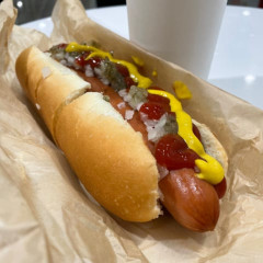 コストコのホットドッグ、美味い