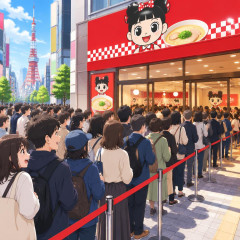 東京に上陸した「スガキヤ」に東京人が大行列   #画像 |  メスガキヤ