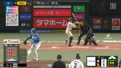【CSパ・ファイナルステージ3回戦】ソフトバンク、7回裏1アウト満塁から牧原大成の犠牲フライで1点追加！リードを4点に広げる！！！！！！！！！！！！