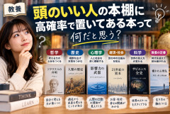 【教養】頭のいい人の本棚に高確率で置いてある本って何だと思う？