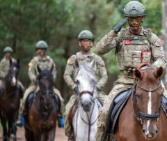 オランダ陸軍主催の軍事馬術行進訓練に8ケ国から120名が参加！