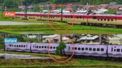 【悲報】撮り鉄さん、電車を撮るのに邪魔な木を1kmにわたってチェーンソーで伐採してしまうｗｗｗｗｗｗｗｗｗｗ