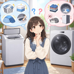 洗濯機って結局縦型とドラム式どっちがいいの？   |  縦型10kg+上置き乾燥機6kgが1番