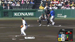 【CSセ・ファイナルステージ4回戦】DeNA、初回1アウト一三塁から4番・宮﨑敏郎の犠牲フライで1点先制！！！！！！！！