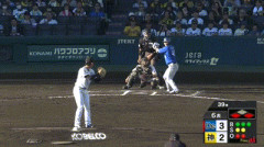 【CSセ・ファイナルステージ4回戦】阪神・神宮、2アウト一三塁のピンチでDeNA・成瀬を空振り三振に抑え吠える！！！！！