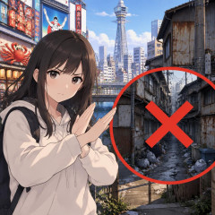 大阪でここだけは住むなって所ある？   |  逆に住むなら、豊中市や吹田市