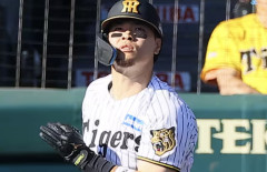 佐藤輝明、阪神タイガース最後の打席はクソボール見逃し三振