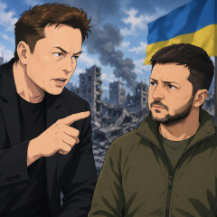 イーロン・マスク「退陣して殺戮やめるべき」 ゼレンスキー大統領に警告   |  ウクライナが正義だと思ってる奴多すぎなんだよ日本人は