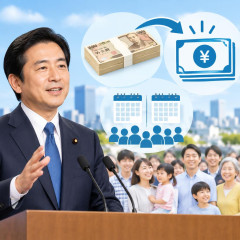 新給付制度、平均3万円案を提示 27.28年度、2千万人対象   |  無駄なコストかけてアホな政策をやるのが自民党